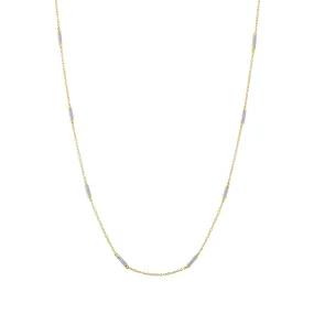 18" Lavender Bar Chain Necklace