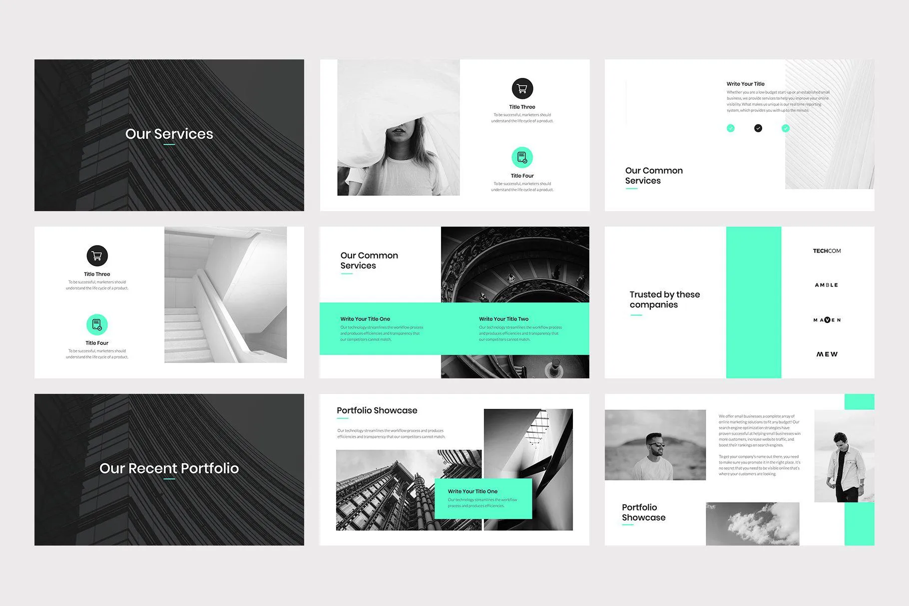 Atom PowerPoint Template
