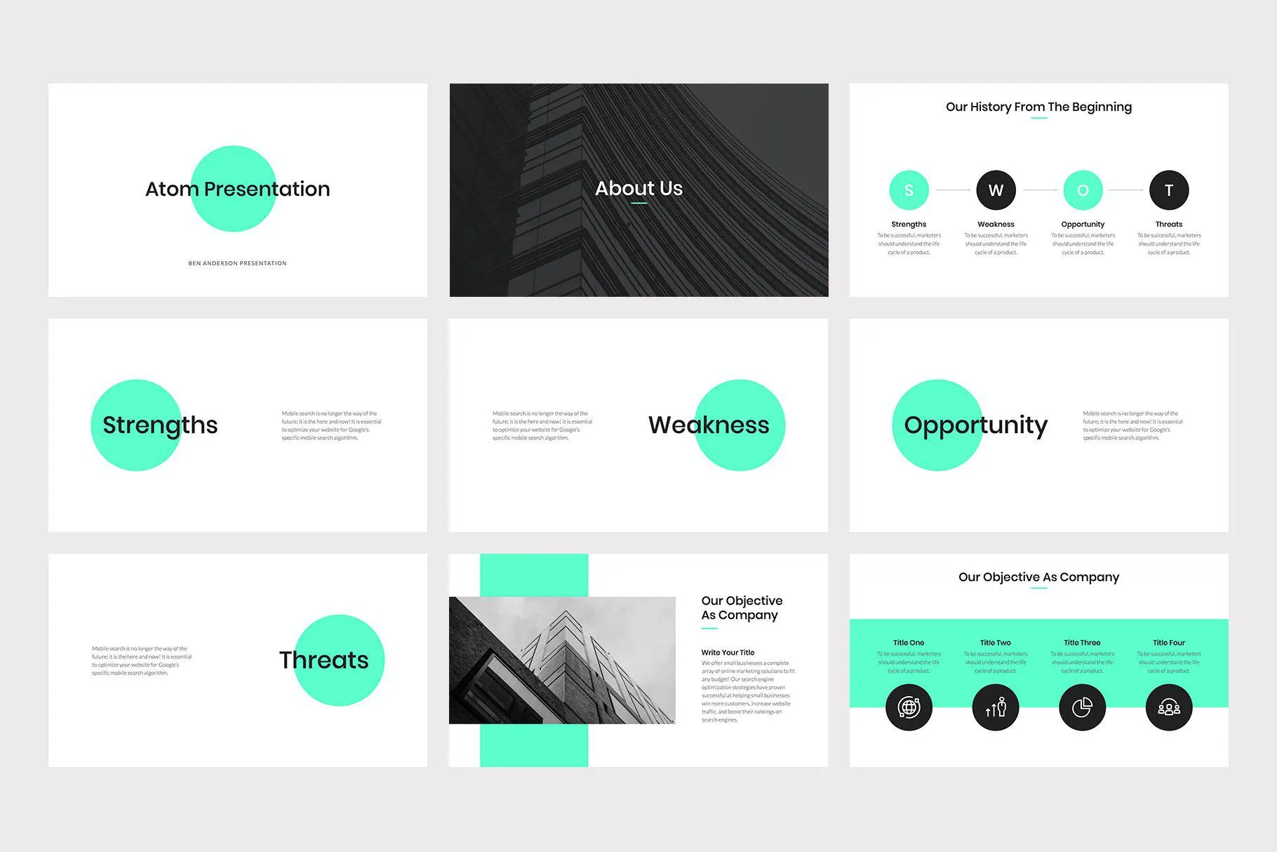 Atom PowerPoint Template