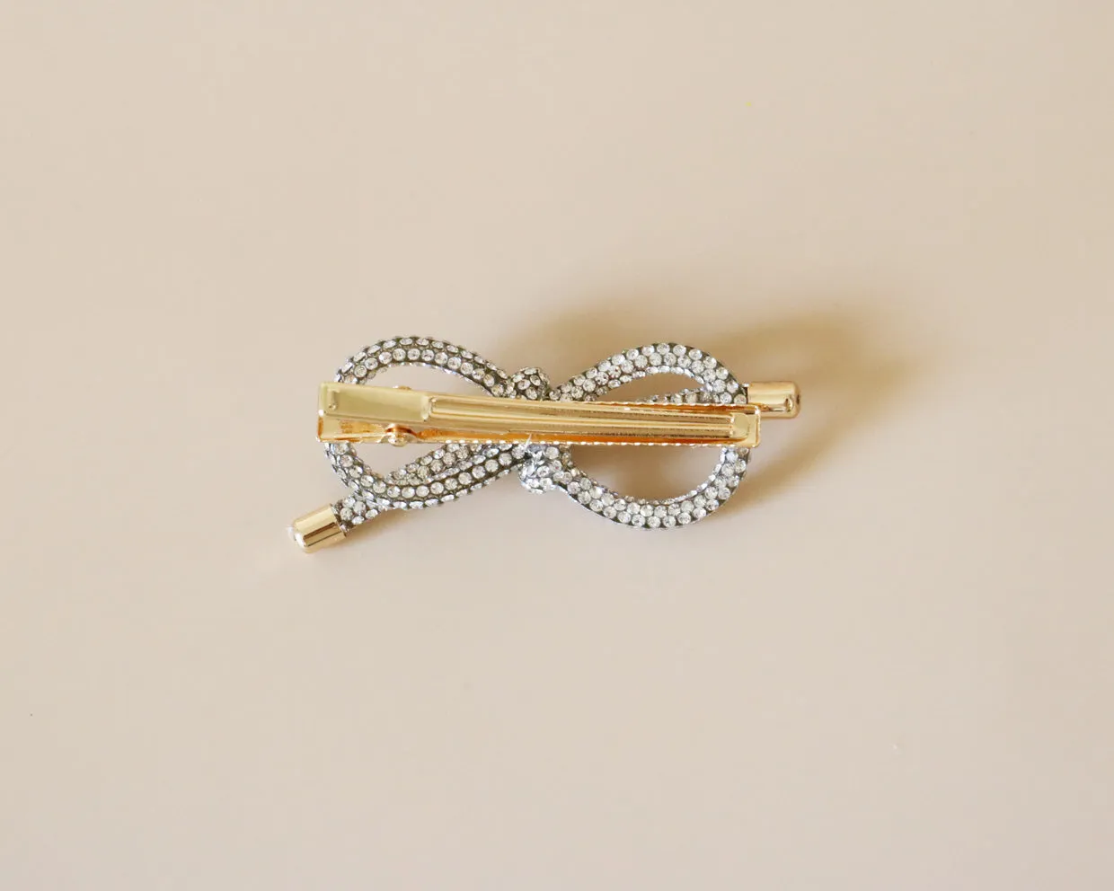 Crystal Ribbon Clip