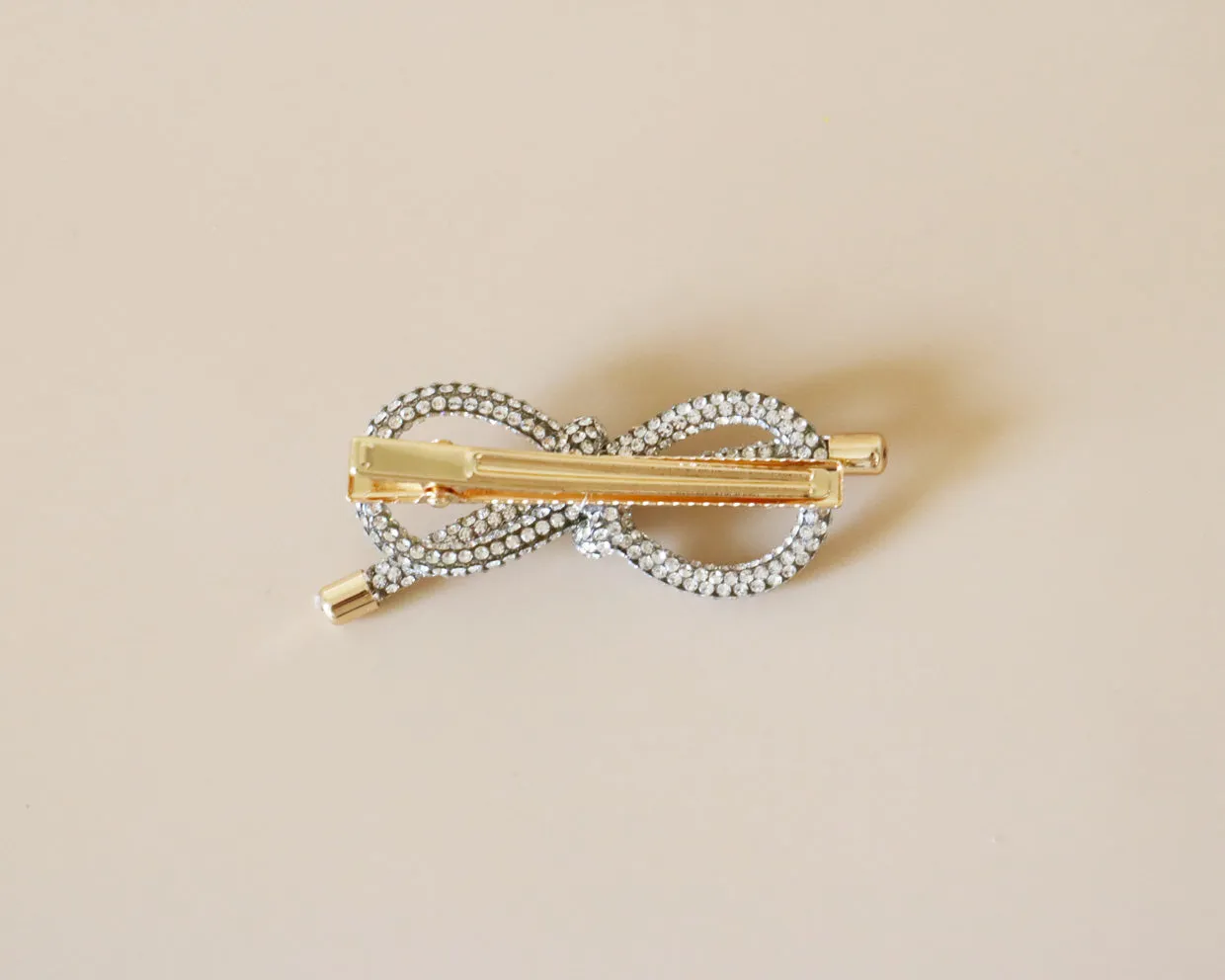 Crystal Ribbon Clip
