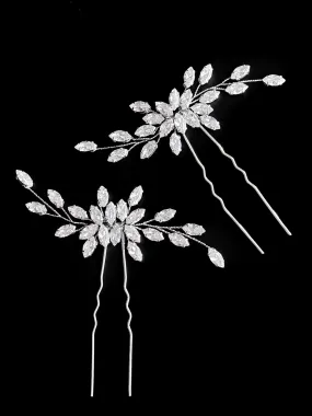 Cubic Zirconia Hair Pins