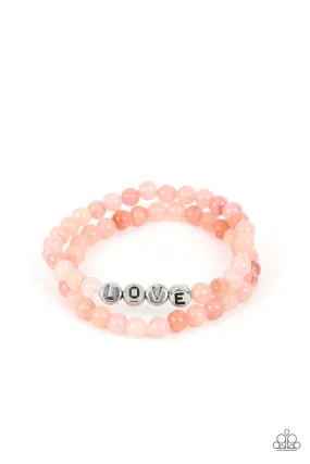 Devoted Dreamer - Pink Bracelet - Paparazzi Accessories