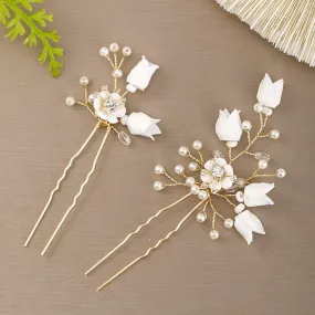 Flower Hair Comb Wedding Hair Accessories, Crystal Headdress, Bridal Hair Ornaments
