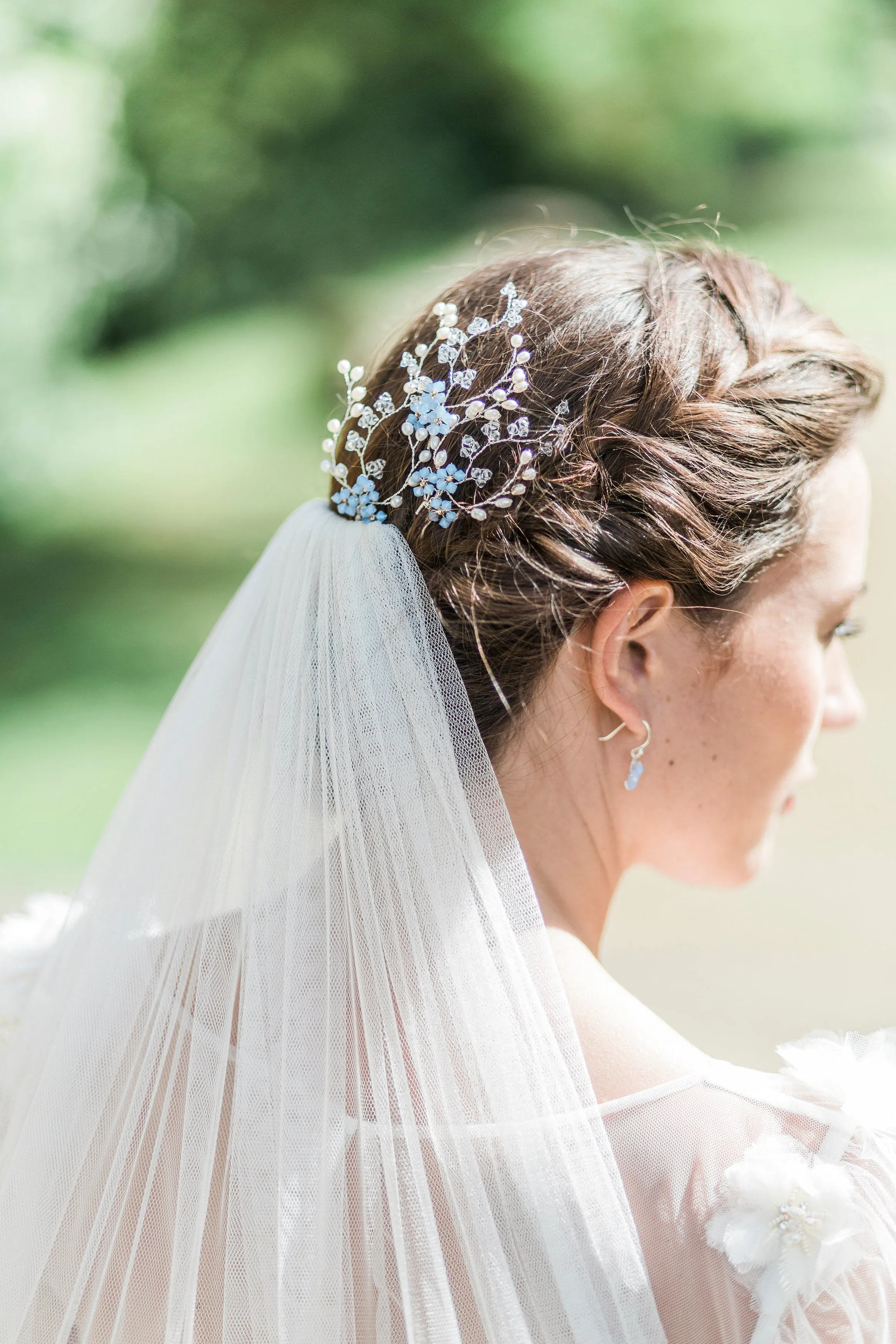 Forget Me Not Hairpins