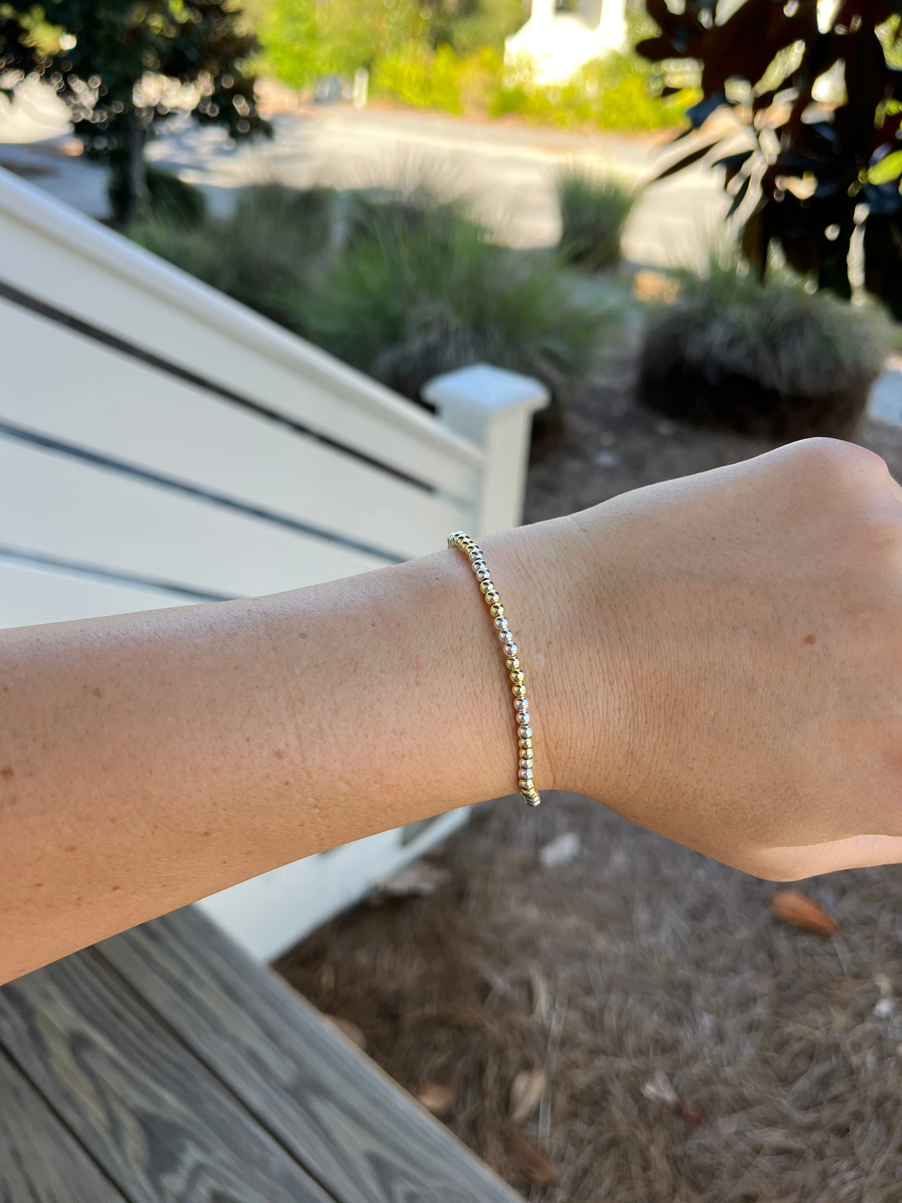 Harper Two Tone Bracelet by Lauren Kenzie