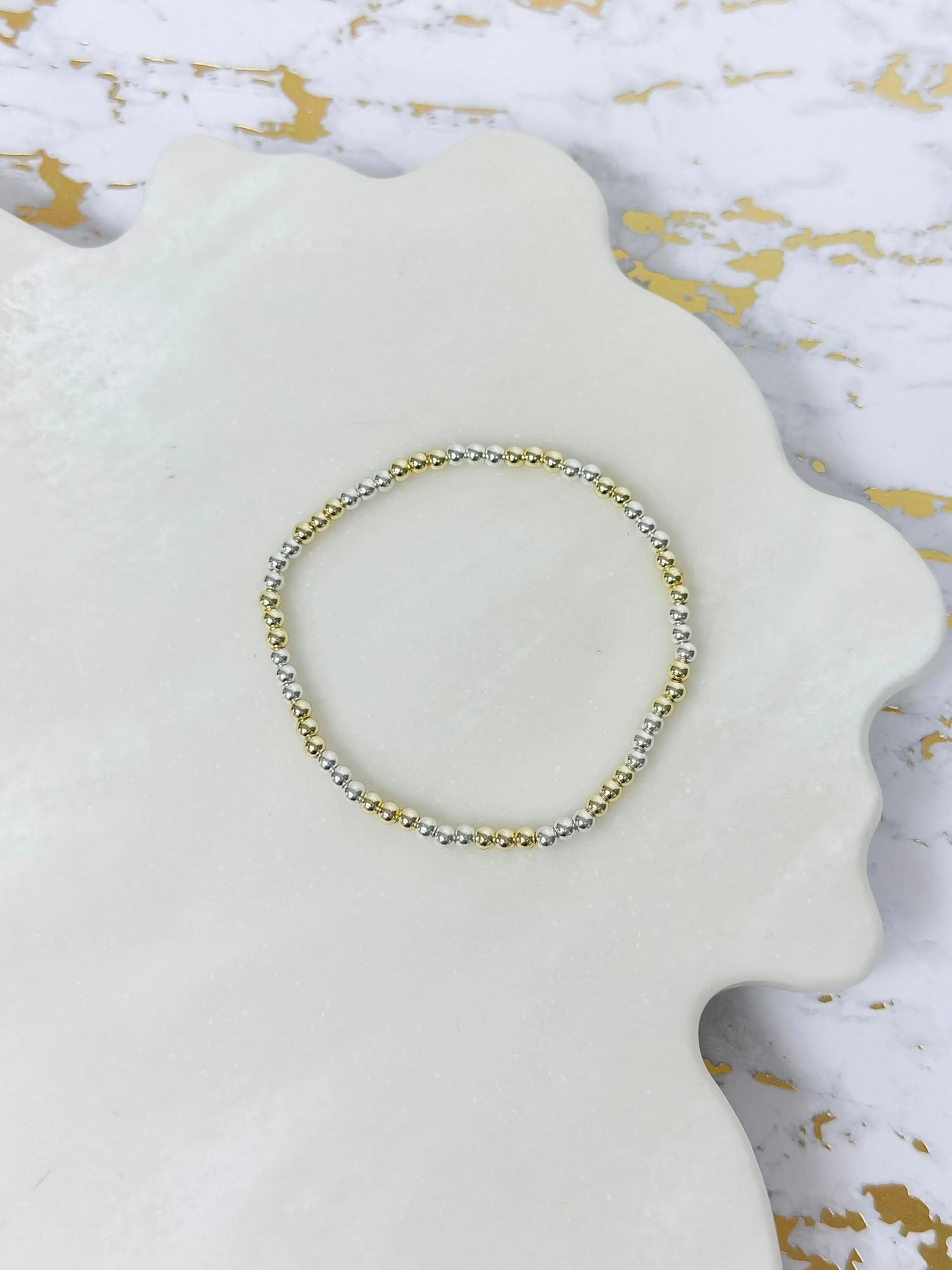 Harper Two Tone Bracelet by Lauren Kenzie
