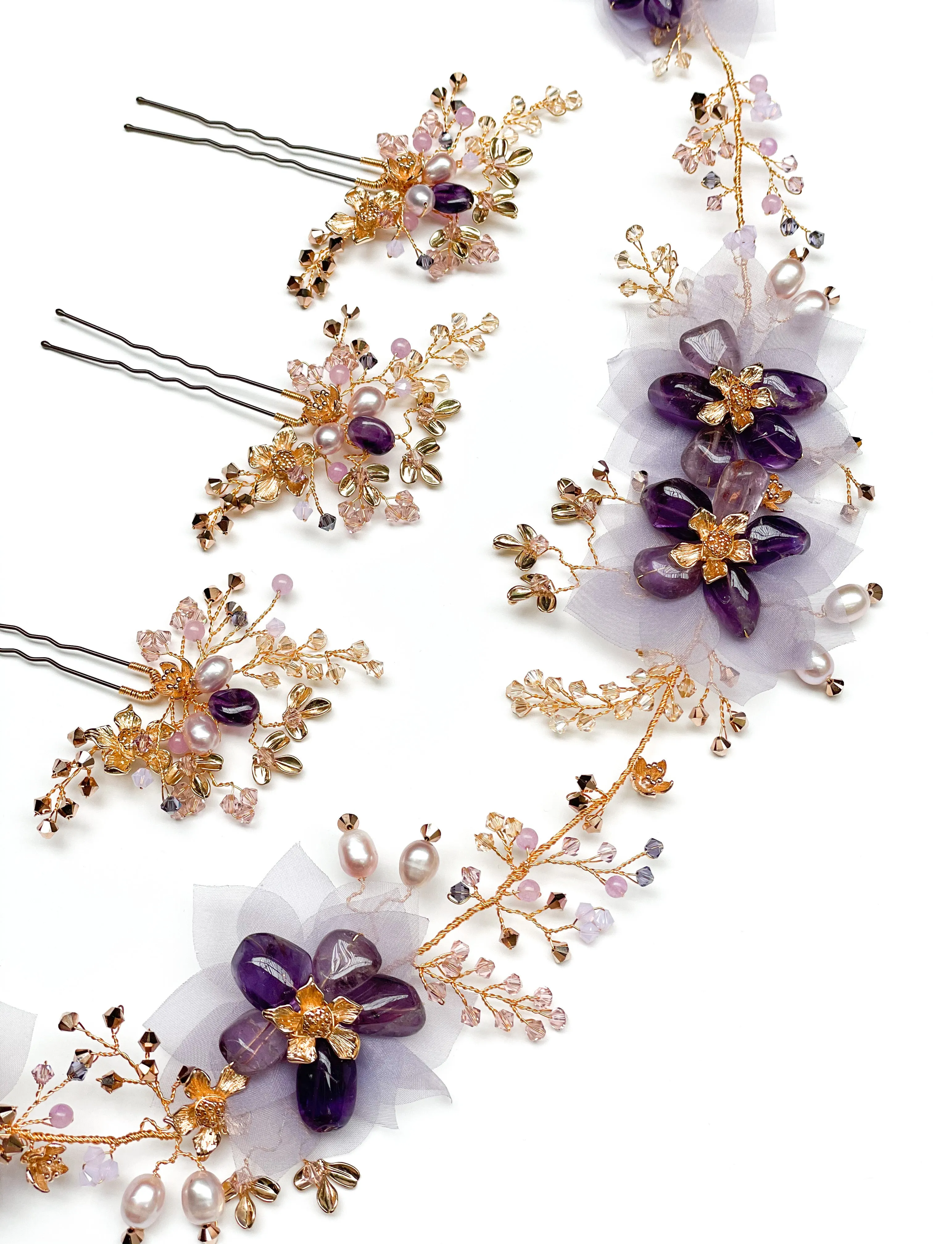 Lilac Blooms Garland