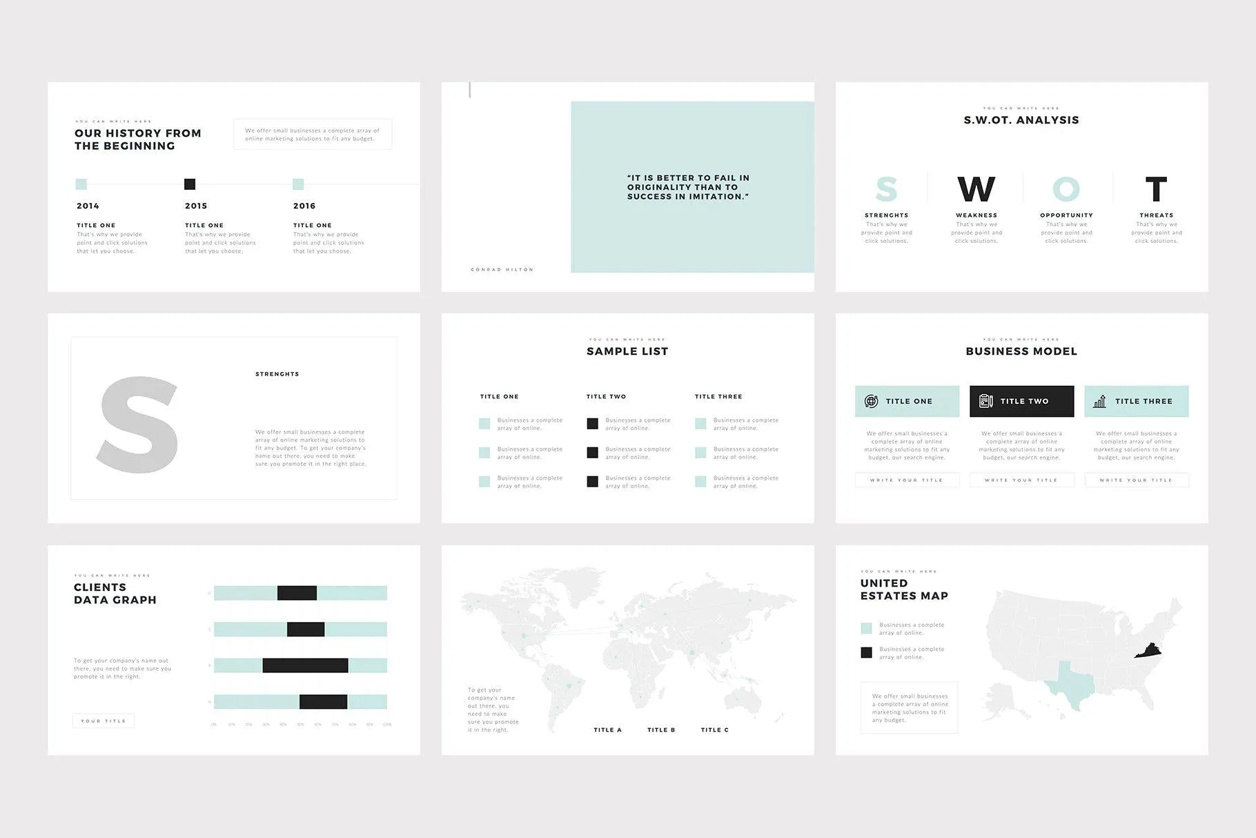 Meiryo Minimalist Keynote Template