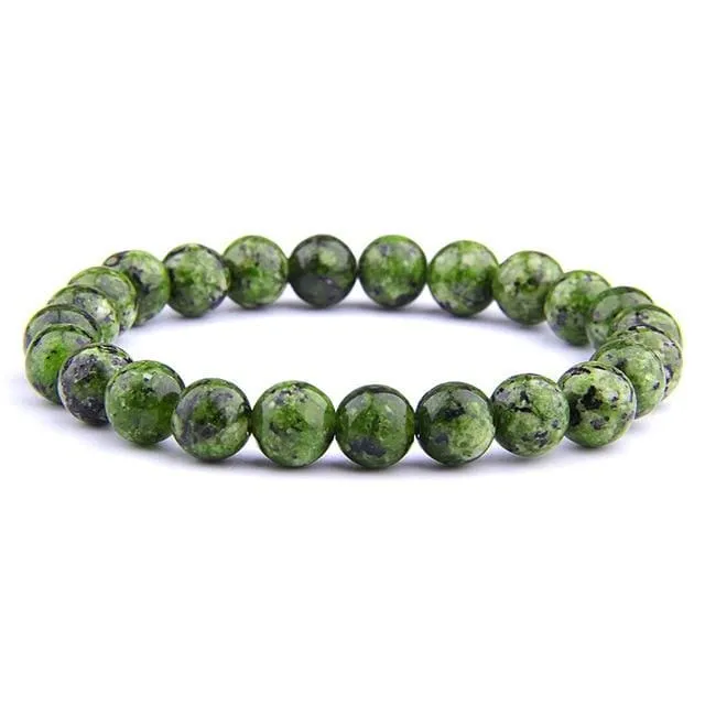 Natural Stone Beaded Bracelet