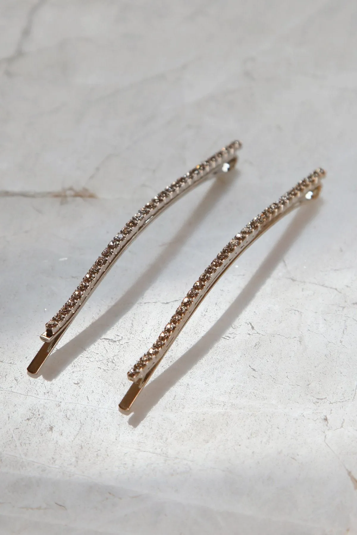 Ombre Crystal Bobby Pin 6 PCS Set