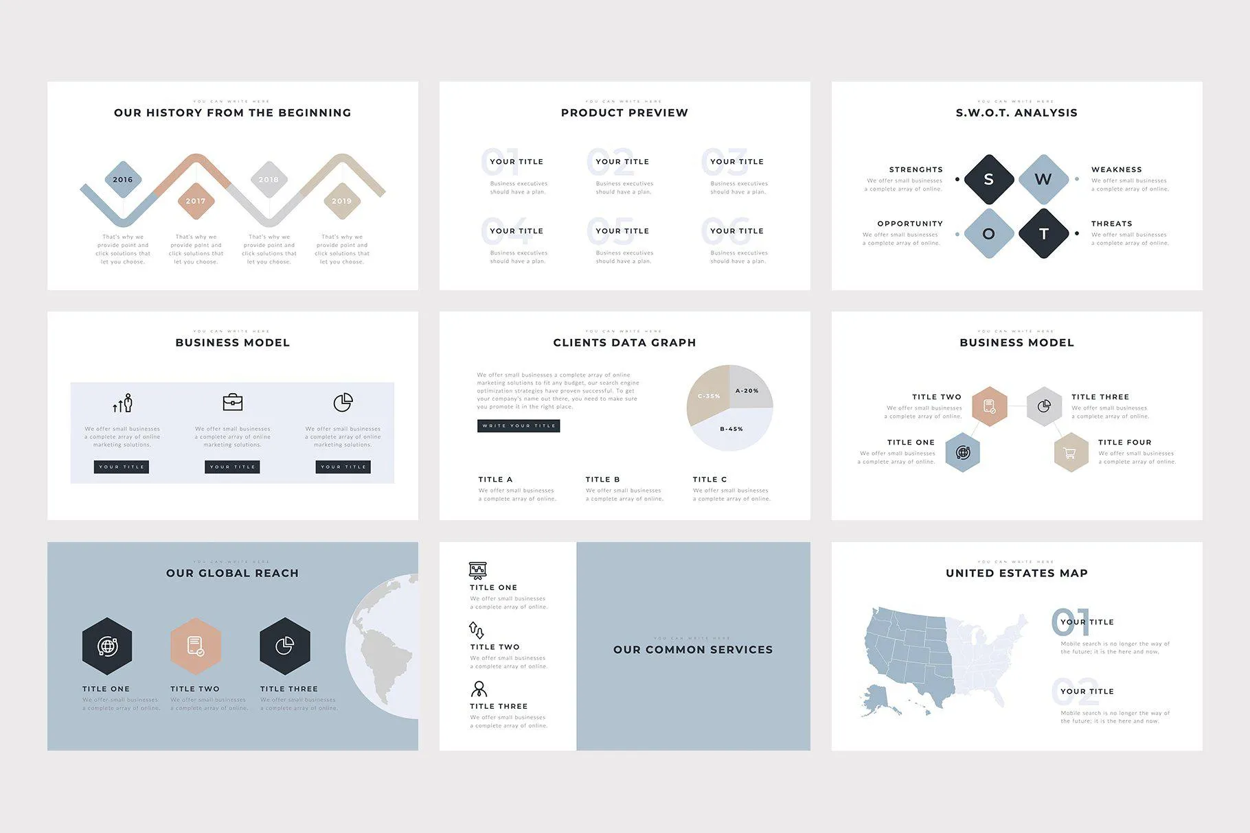 Omma Minimal Google Slides