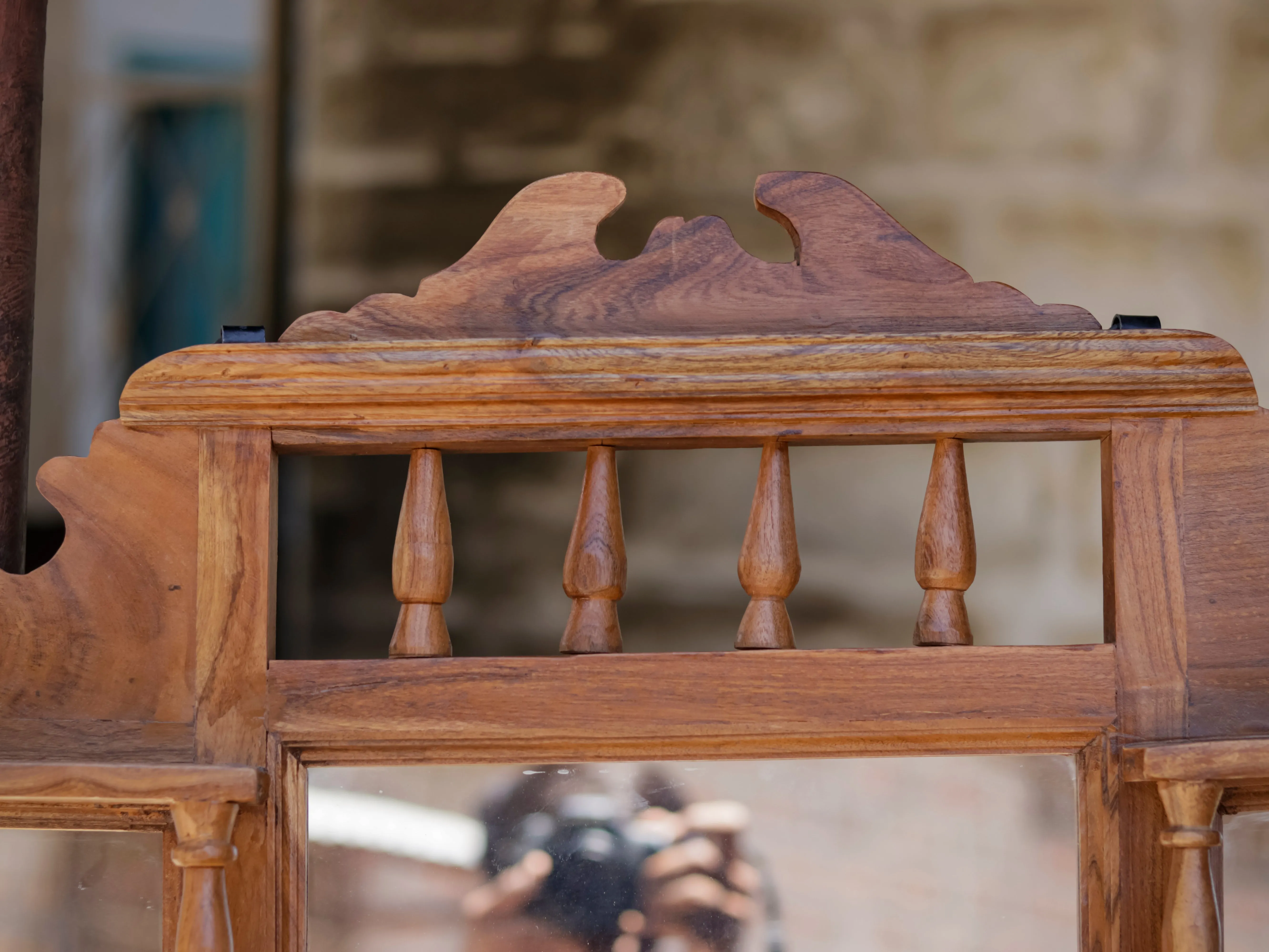 Simple Carved Mirror